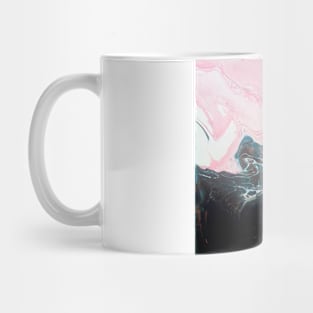 Love Totem - Flowing Pink and Bear Spirit Abstract Painting Mug